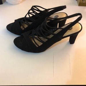 Slingback Black Heels